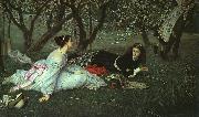 James Tissot Le Printemps (Spring) Norge oil painting reproduction